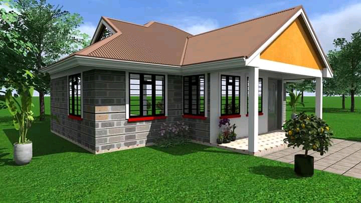 how much does it cost to build a 3 bedroom house in Kenya