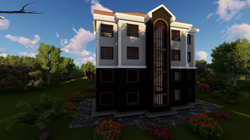 Apartment Designs on 50x100 Plots in Kenya